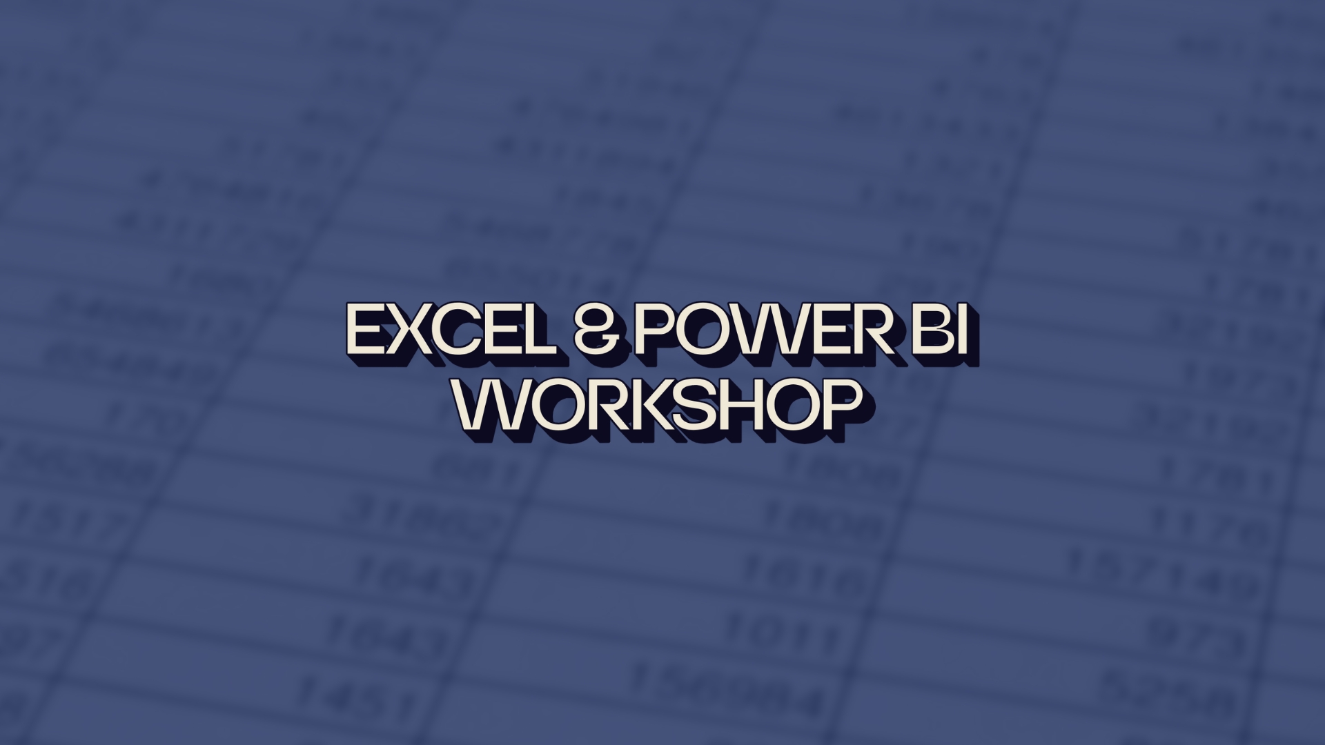 Data Analysis Workshop